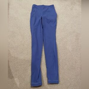 Lululemon running leggings purple size 4 pocket reflective detail
